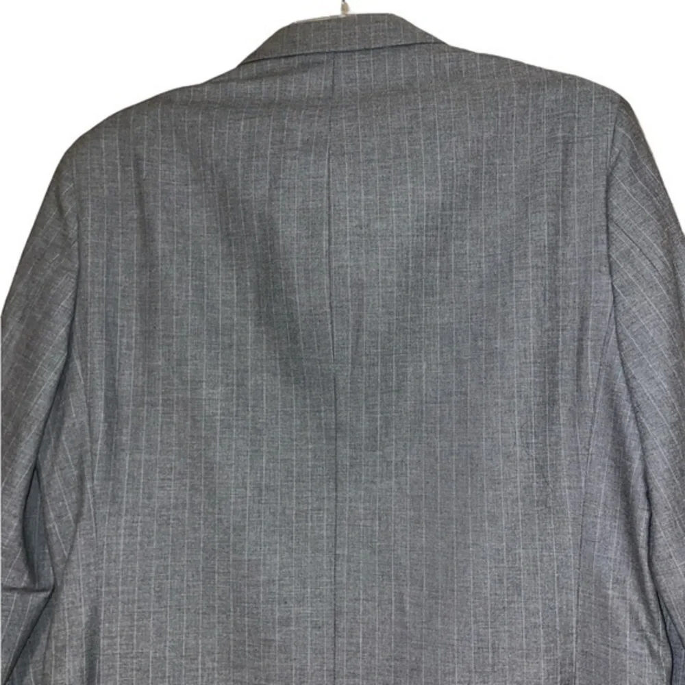Banana Republic NWT Men’s Progetto‎ Uno Slim Fit Sport Coat Grey Striped 40R